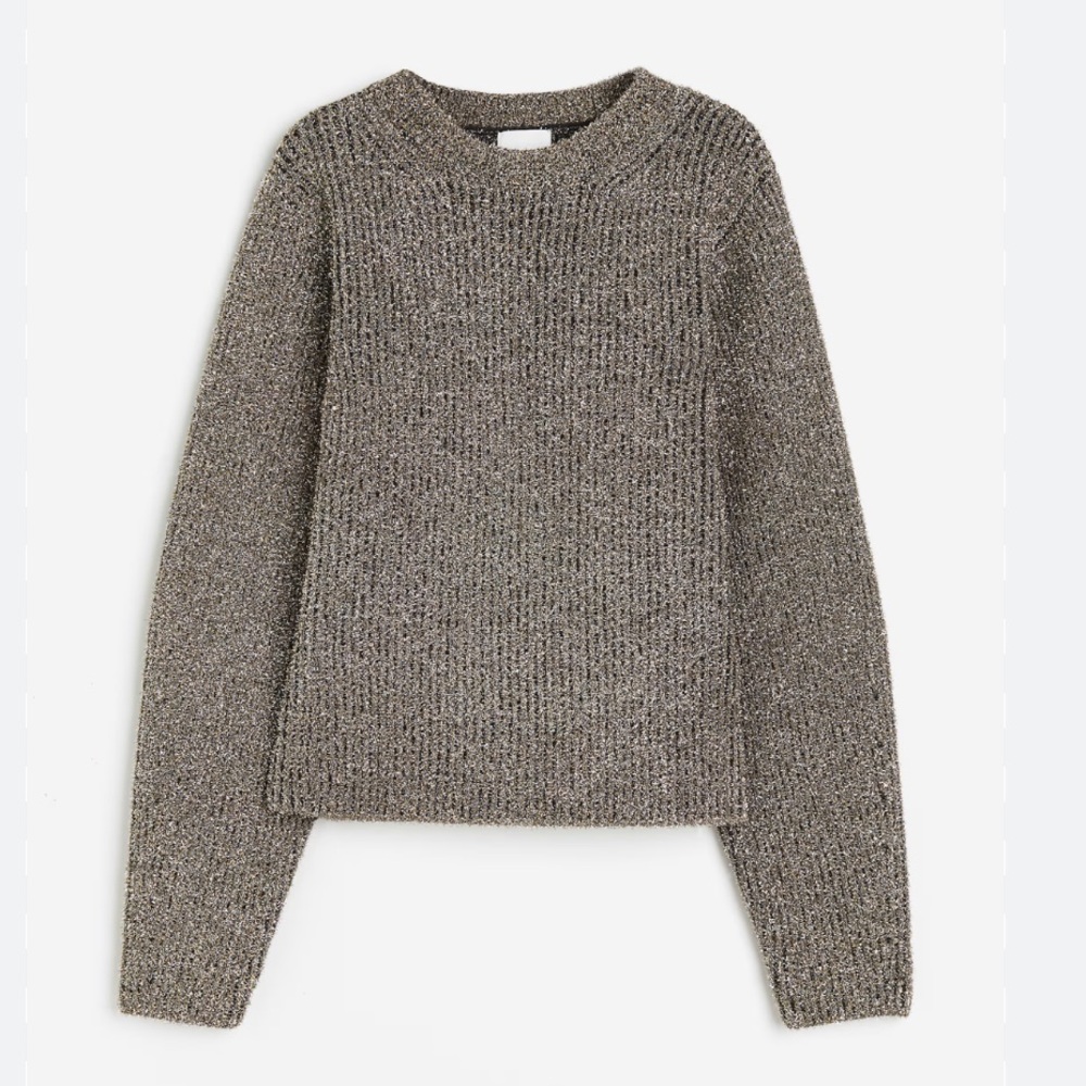 Shimmery Ribbed Sweater NWOT